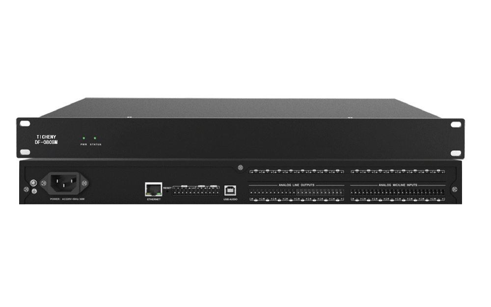 TICHENY 8进8出数字音频媒体矩阵 DF-0808M